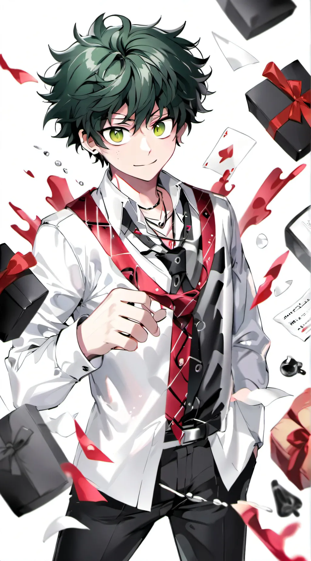 ai character: Deku!👒 background