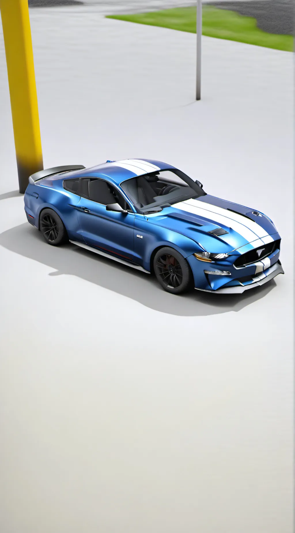ai character: mustang background