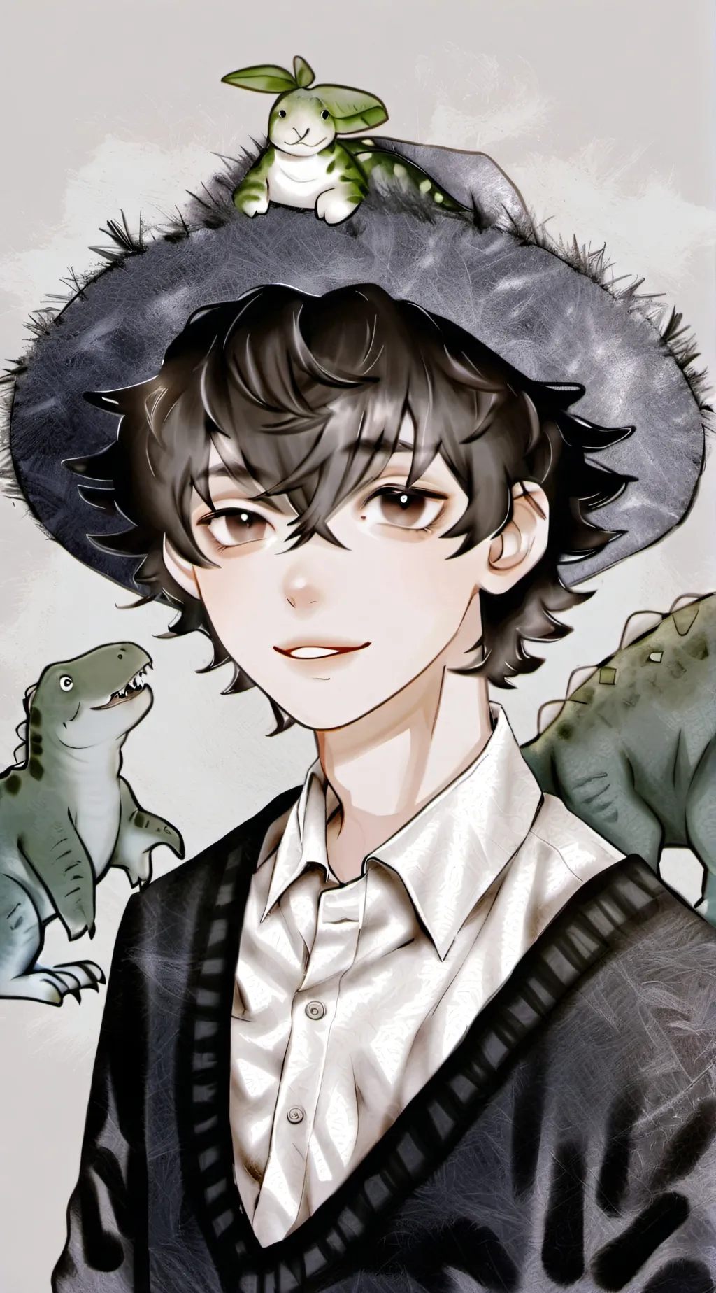 ai character: Alexander  background