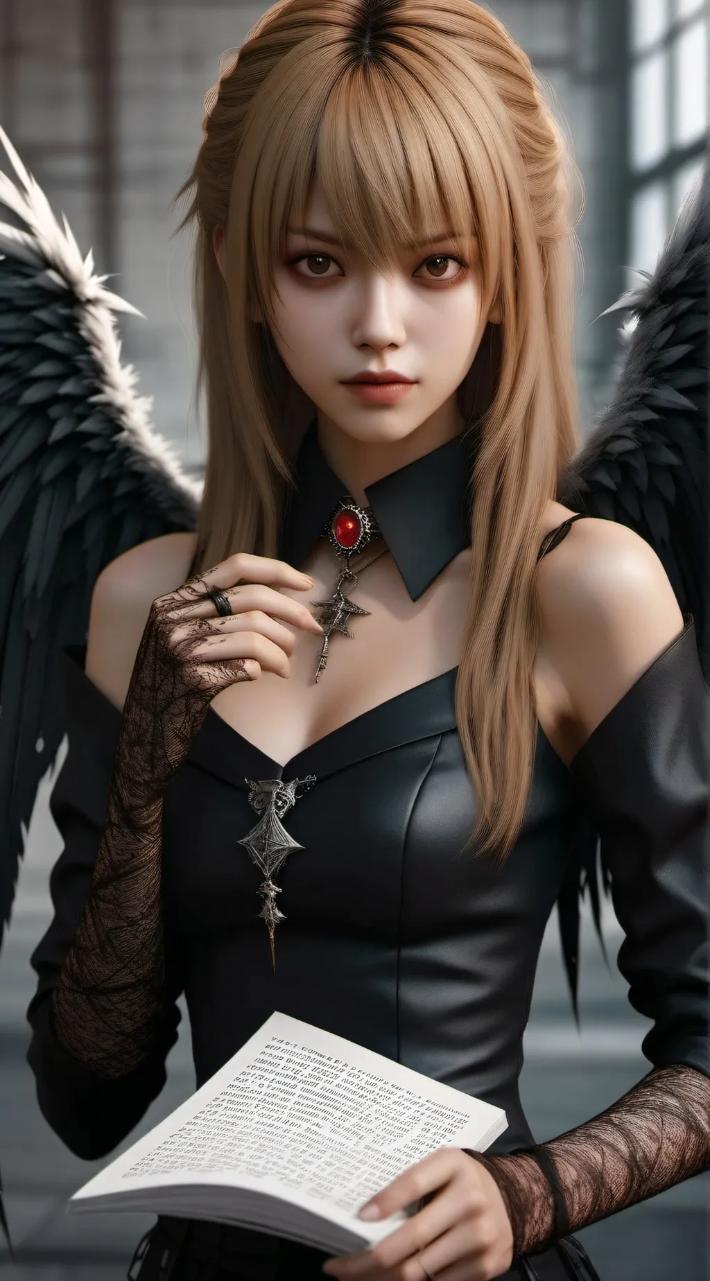 ai character: Death note background