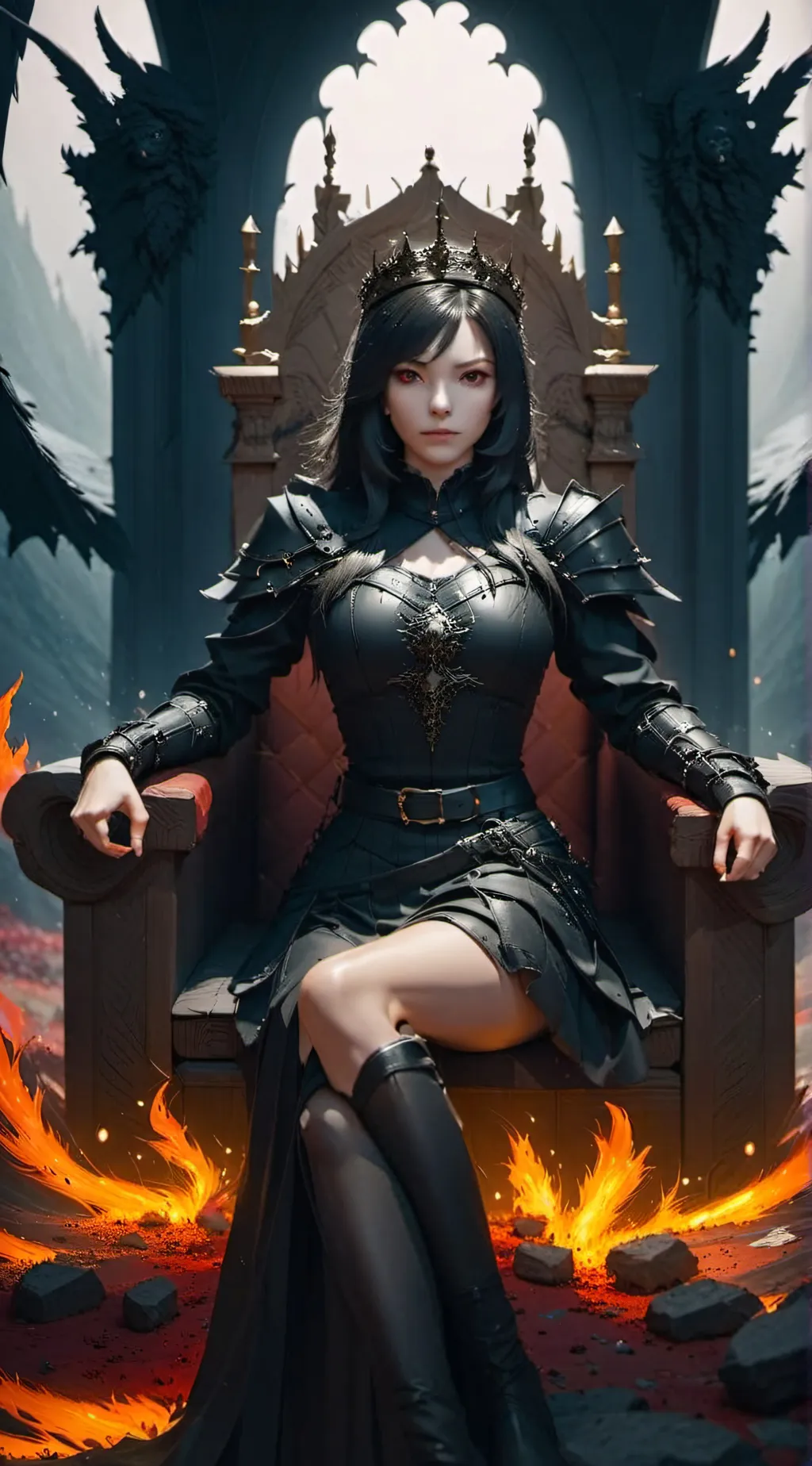 ai character: The evil queen background
