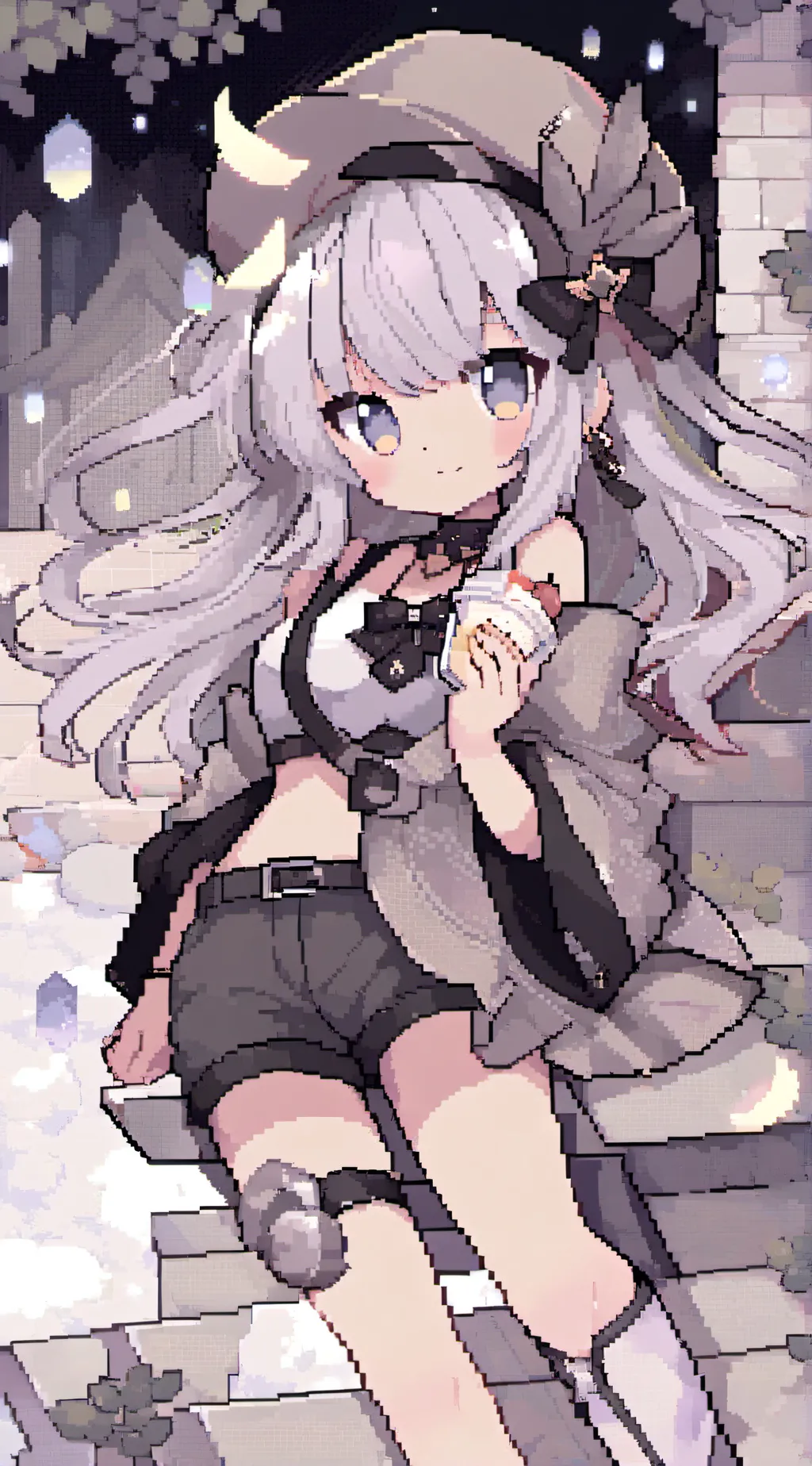 ai character: Luna background