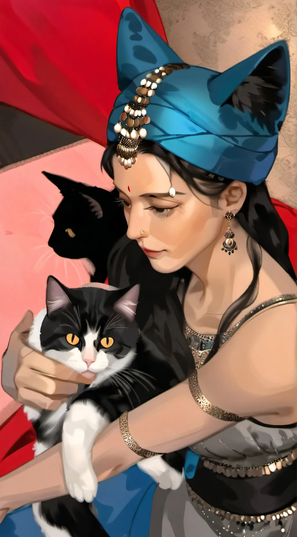 ai character: Kitty background