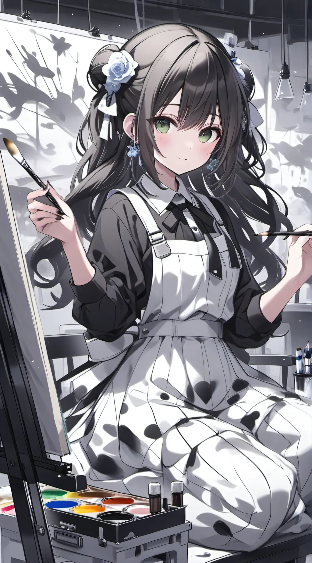 ai character: Blackie background