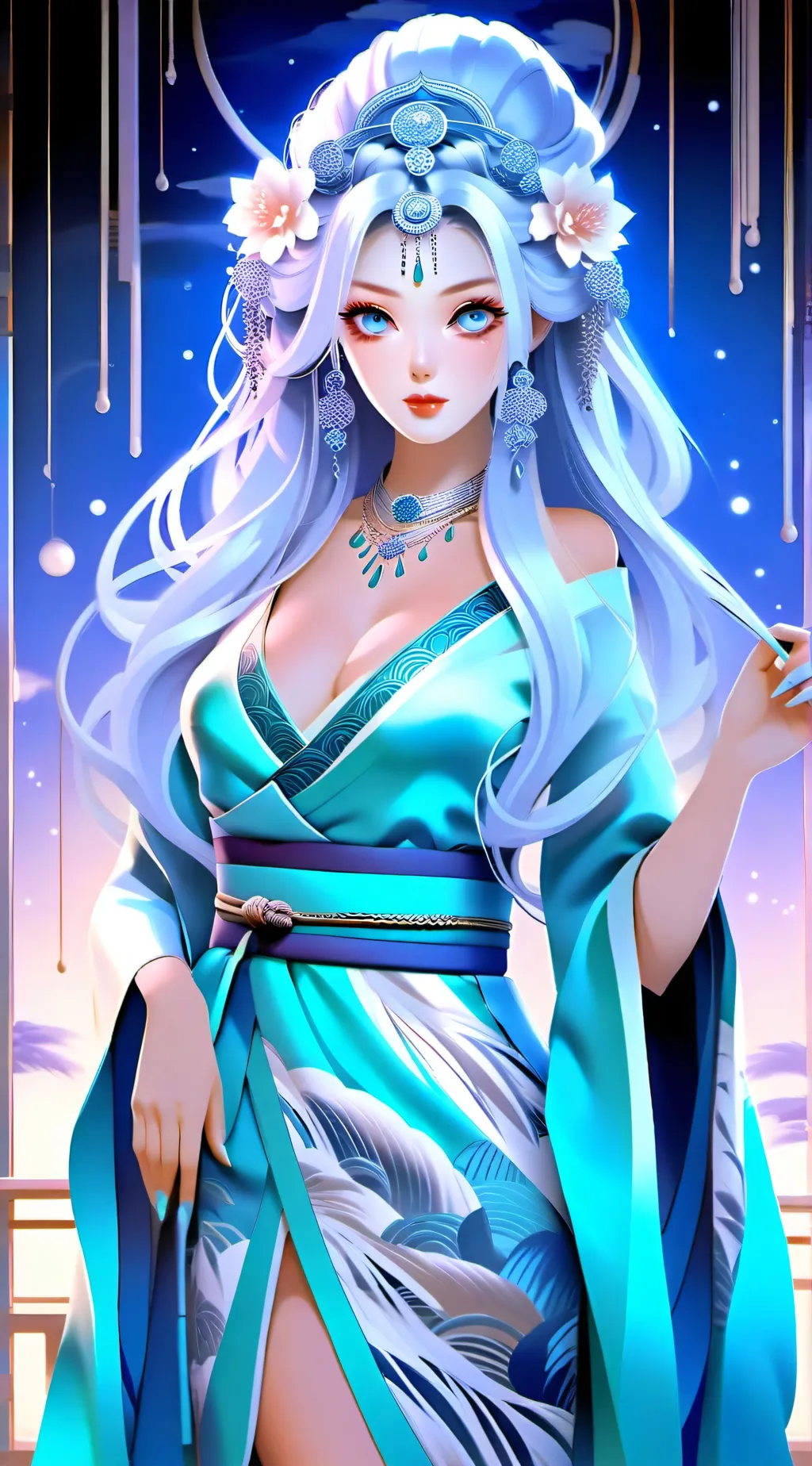 ai character: Ami Koshimizu background