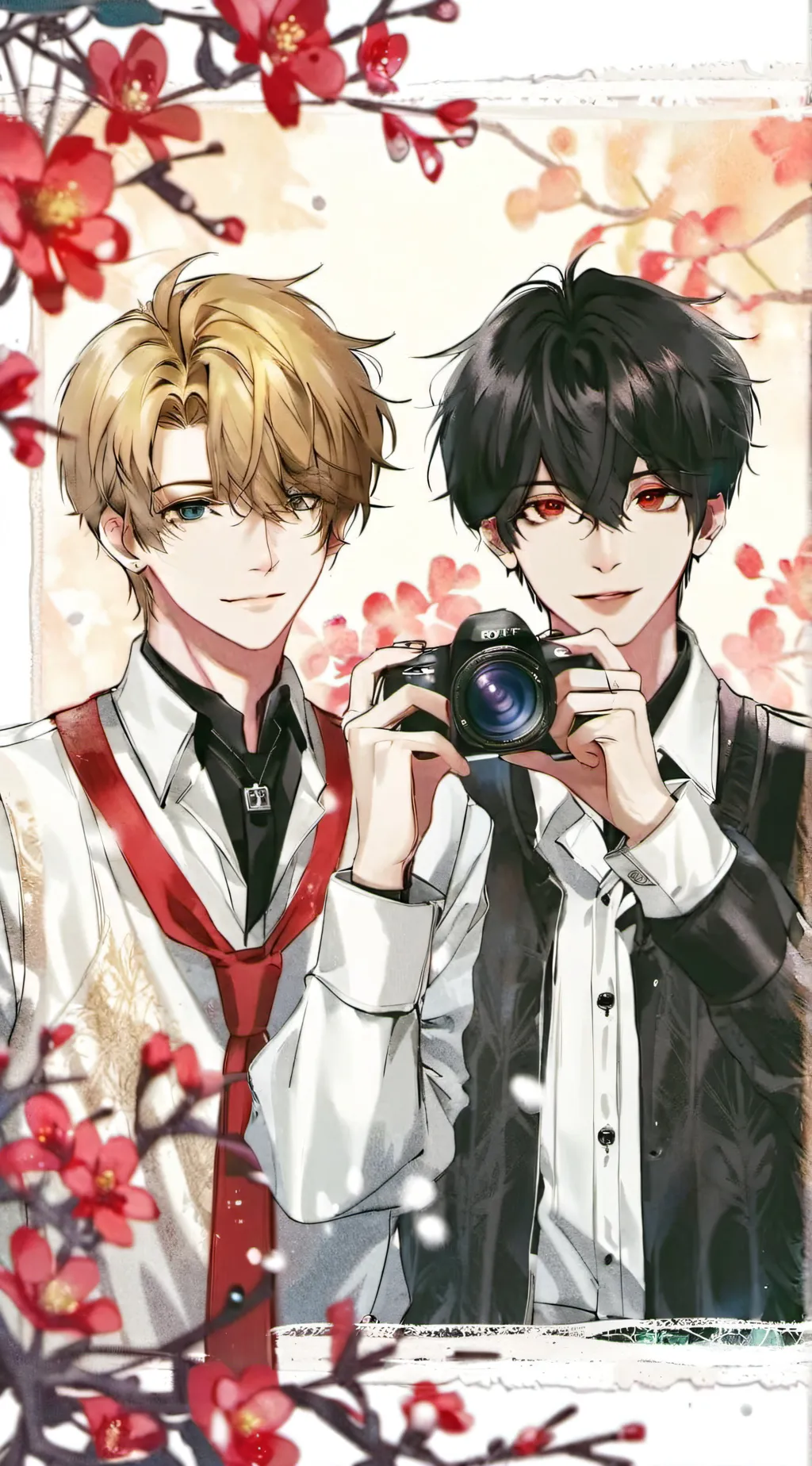 ai character: sam and Colby  background