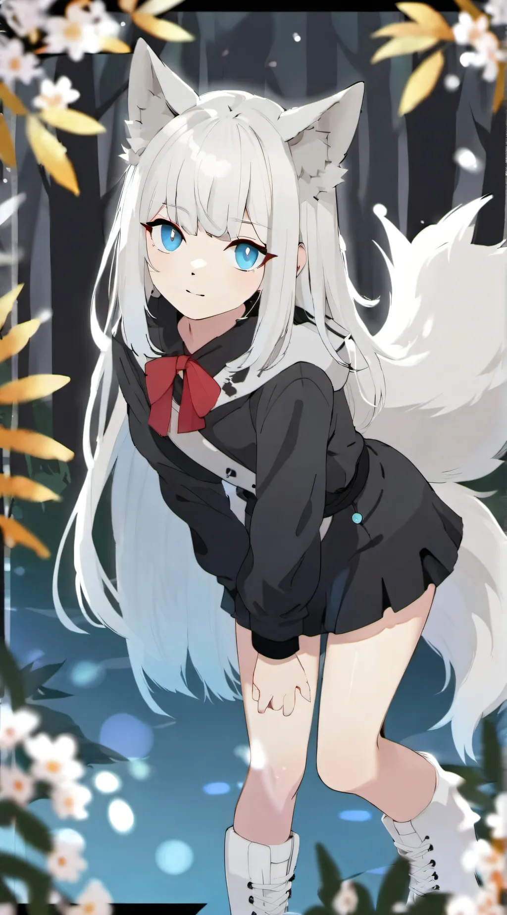 ai character: Luna background