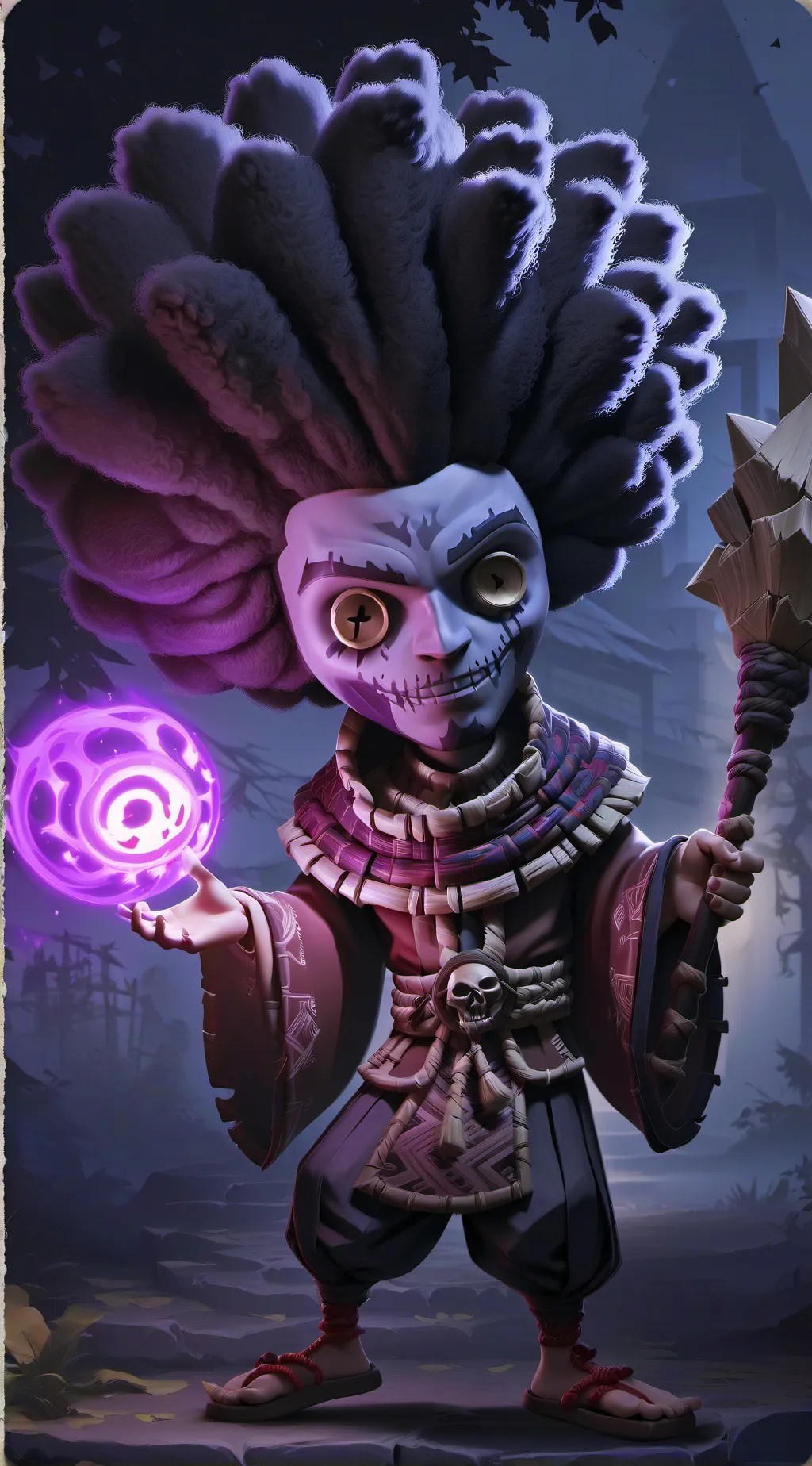 ai character: Wa'aku Wa background