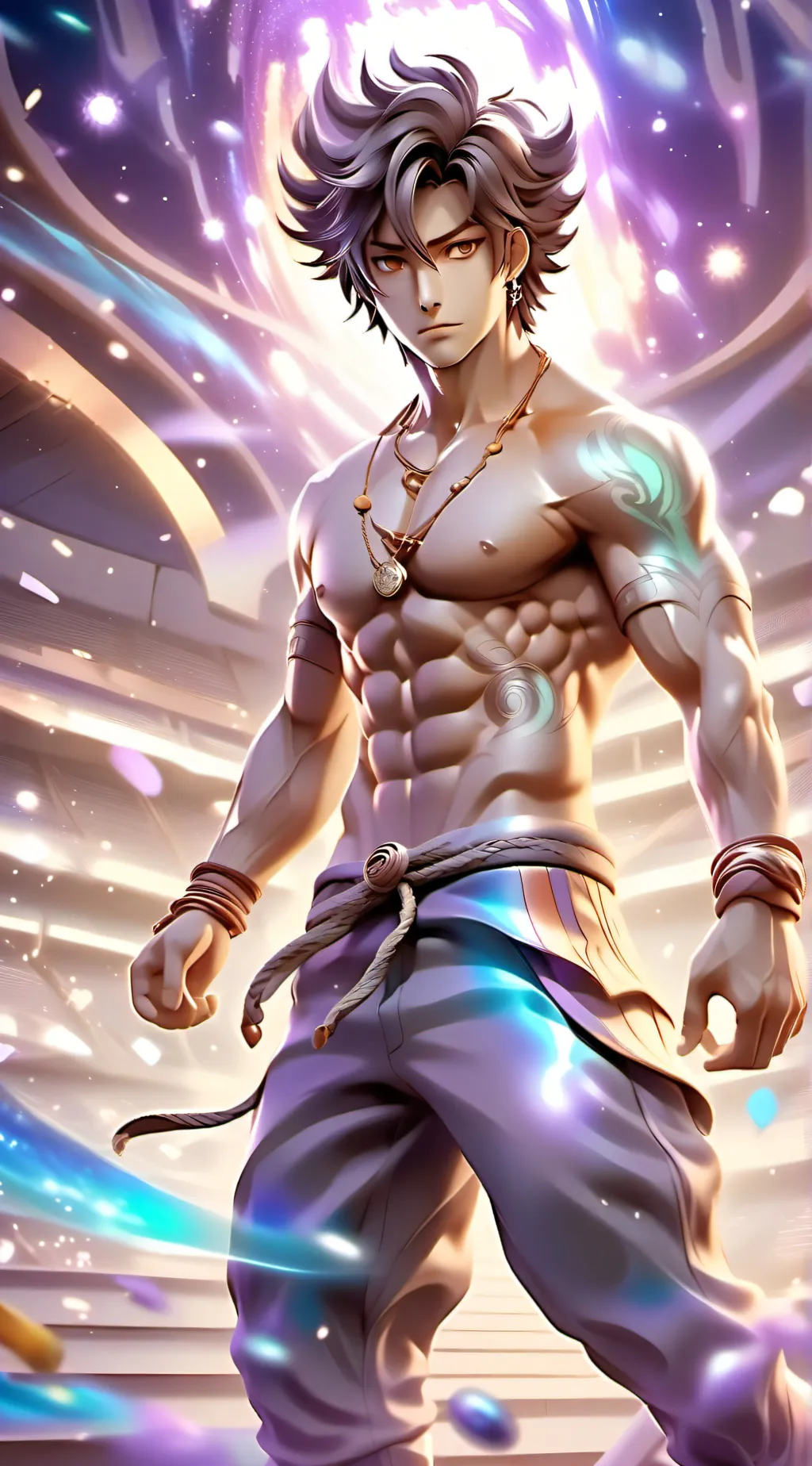 ai character: Booth background