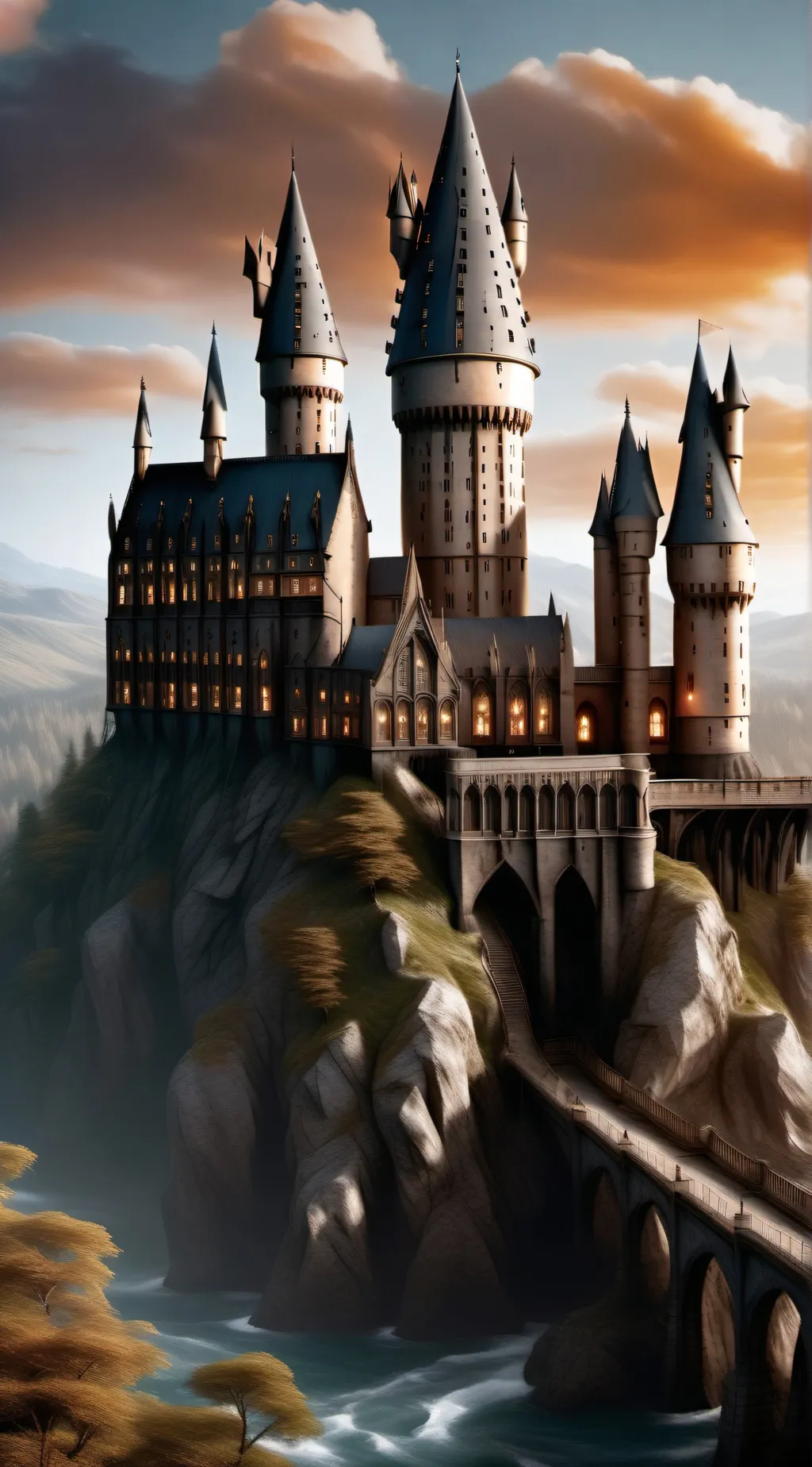 ai character: Hogwarts 1st-7th background