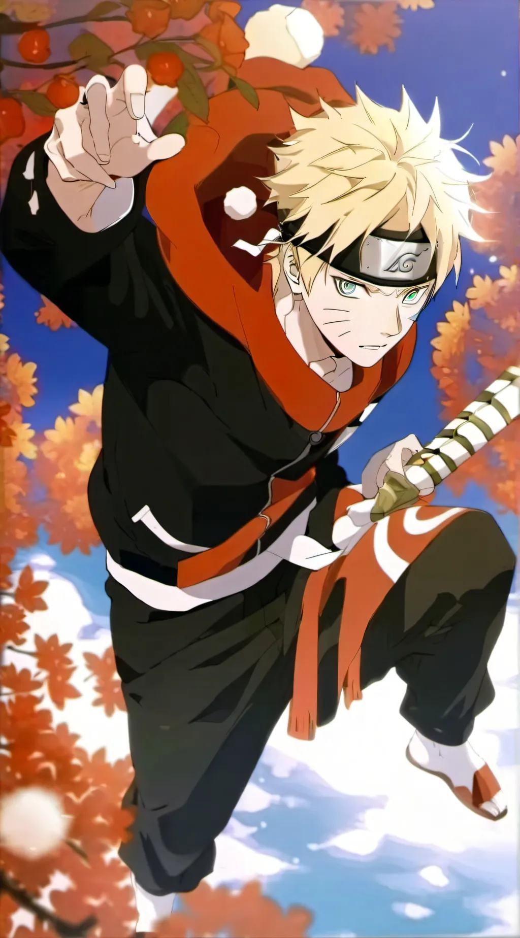 ai character: Naruto  background