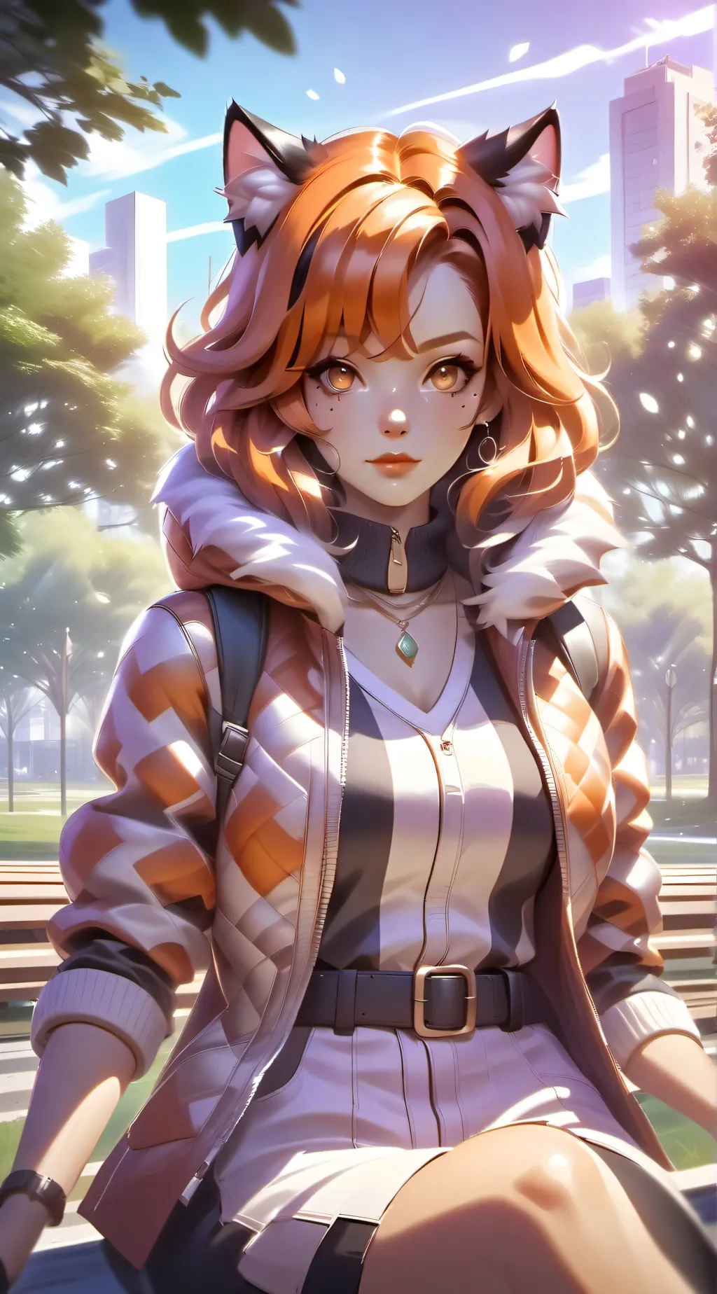 ai character: Calico background