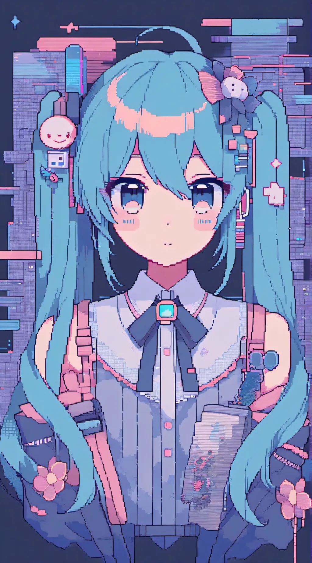 ai character: Vocaloid Group background
