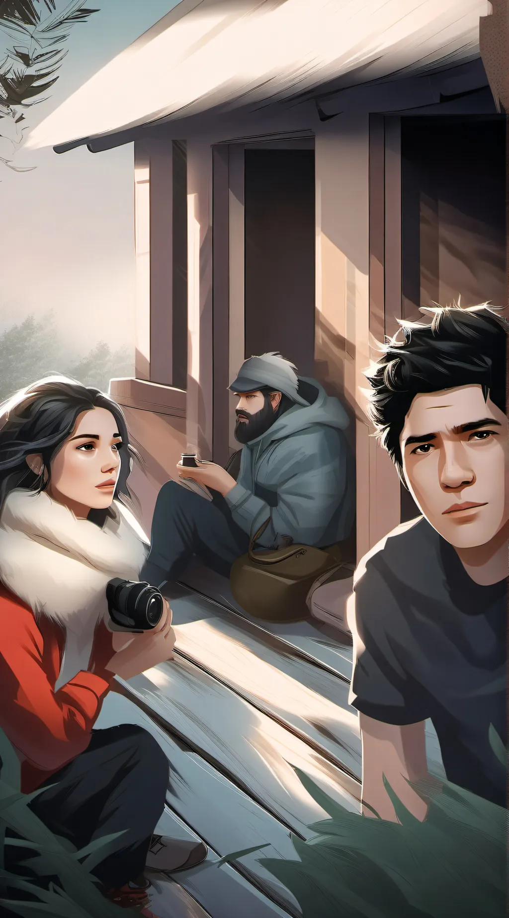 ai character:  quite place  background