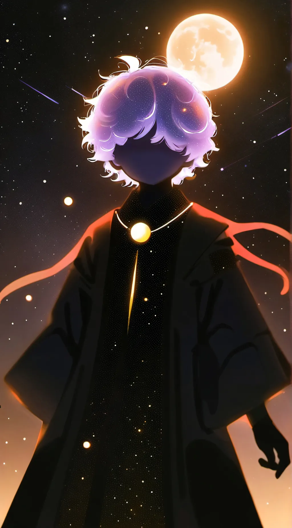 ai character: Lunar background