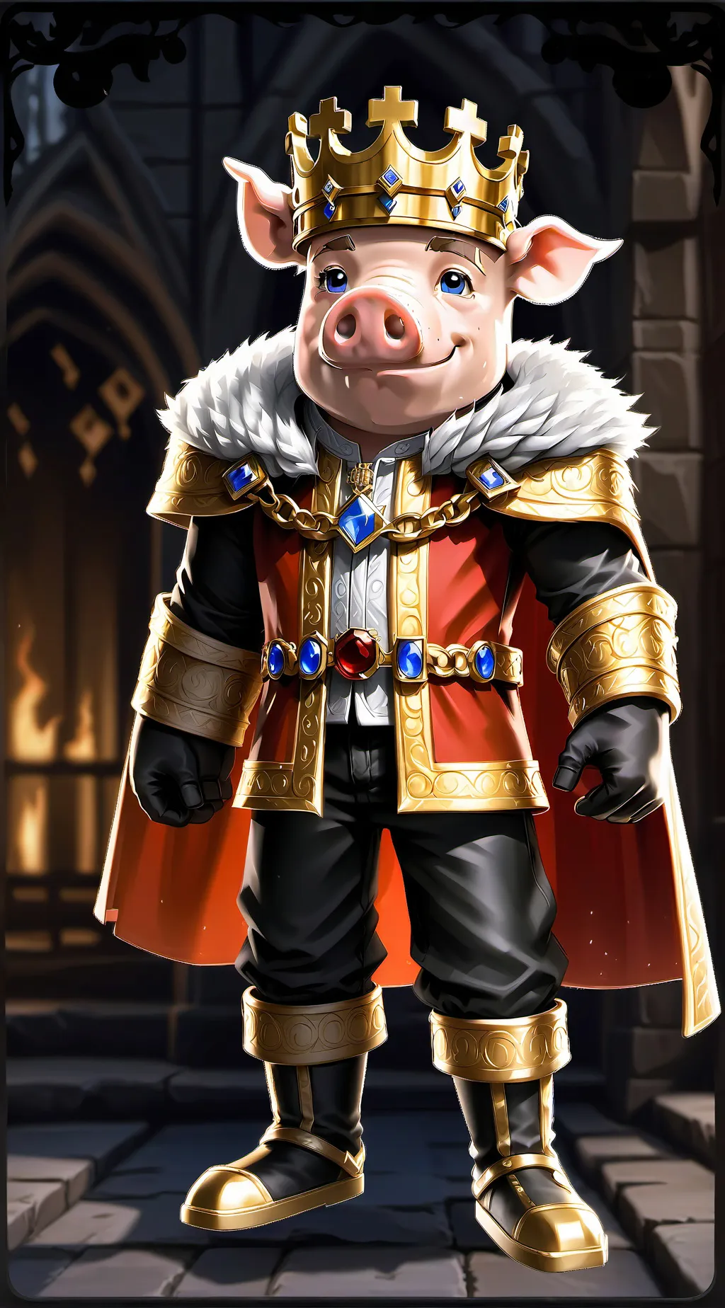 ai character: technoblade  background