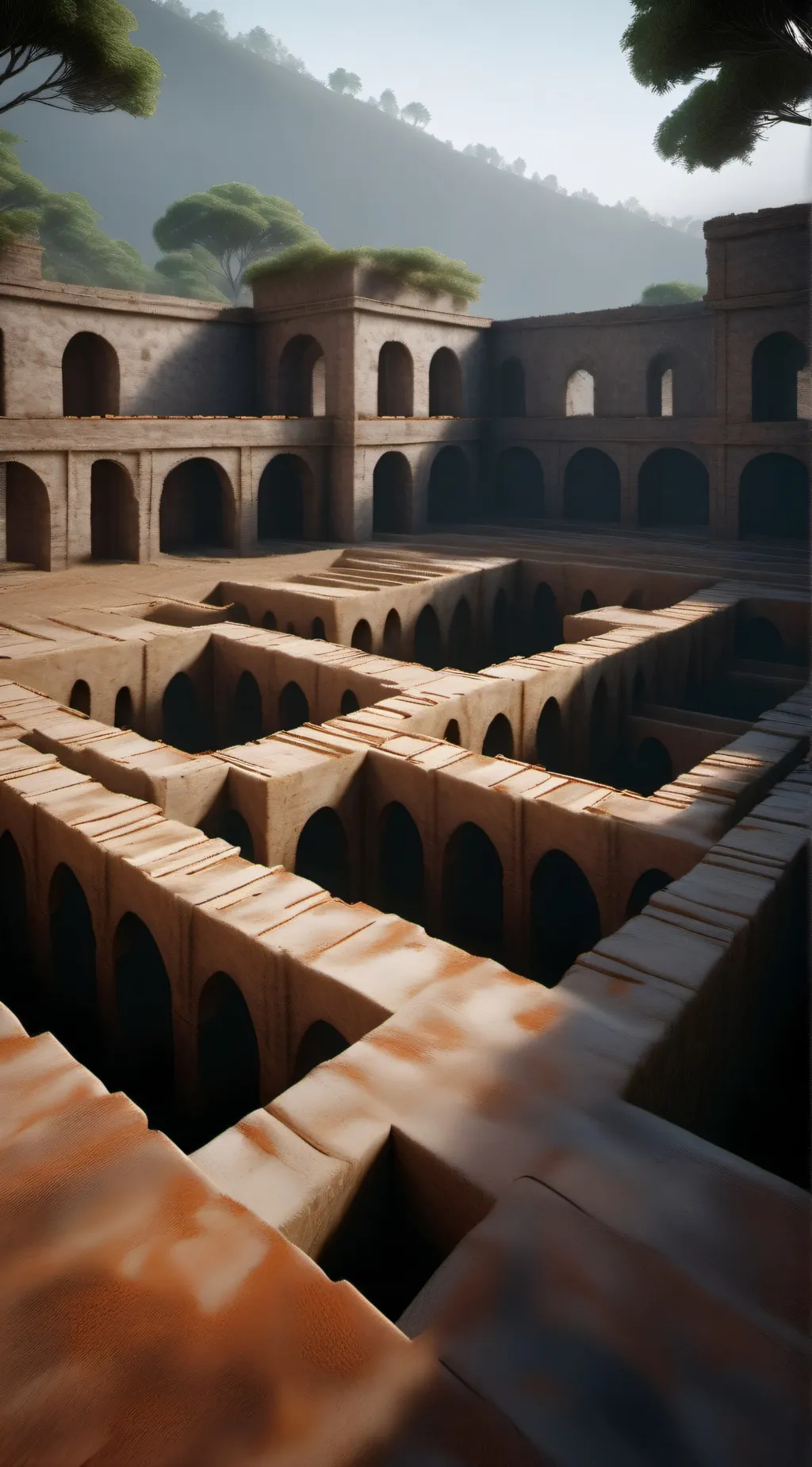 ai character: Maze runner  background