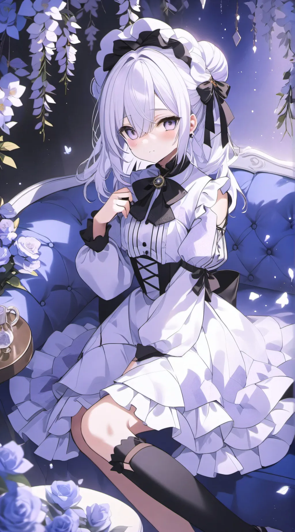 ai character: Rose background