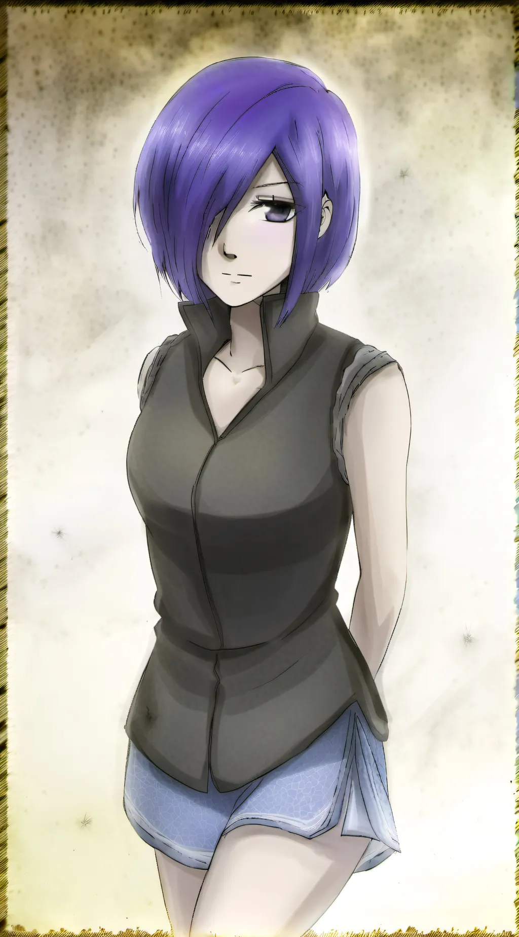 ai character: Touka Kirishima background