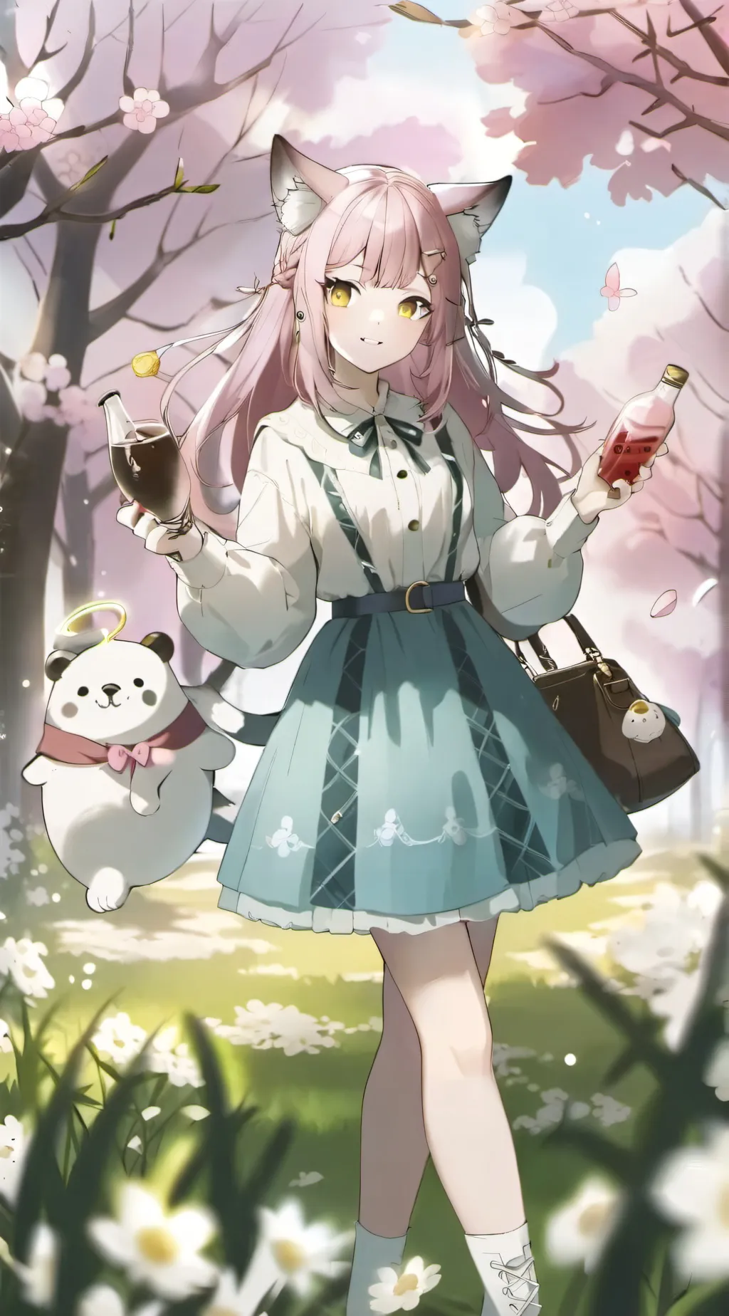 ai character: Fangirl background