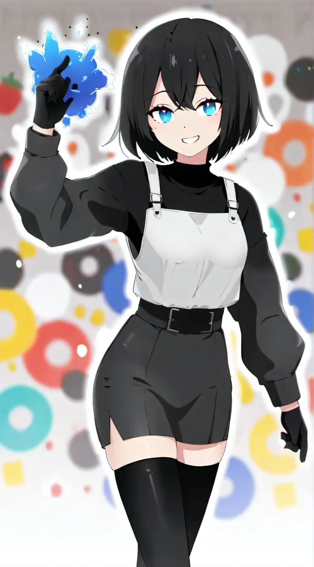 ai character: Mha chibi 2 background