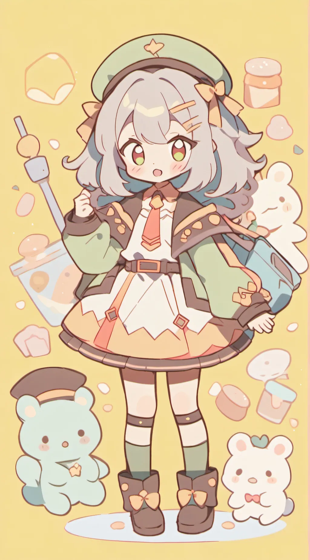 ai character: katie background