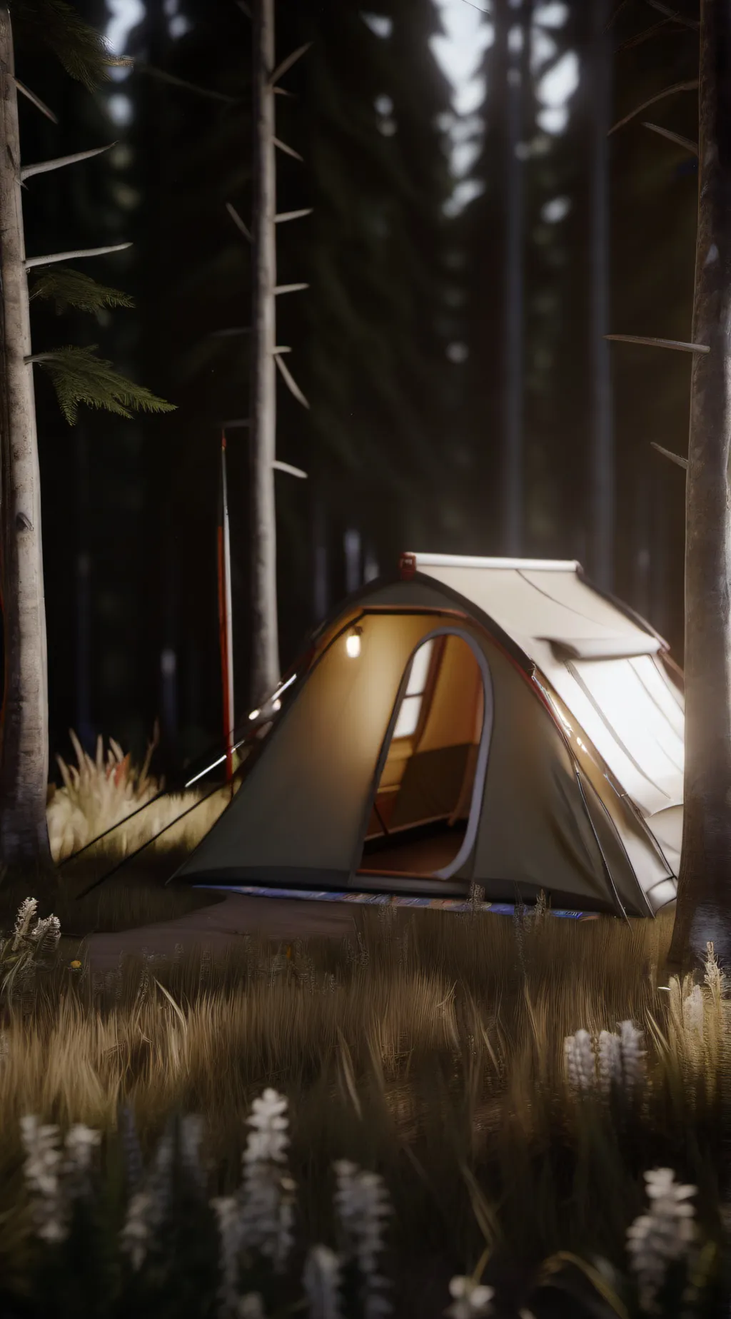 ai character: The summer camp background