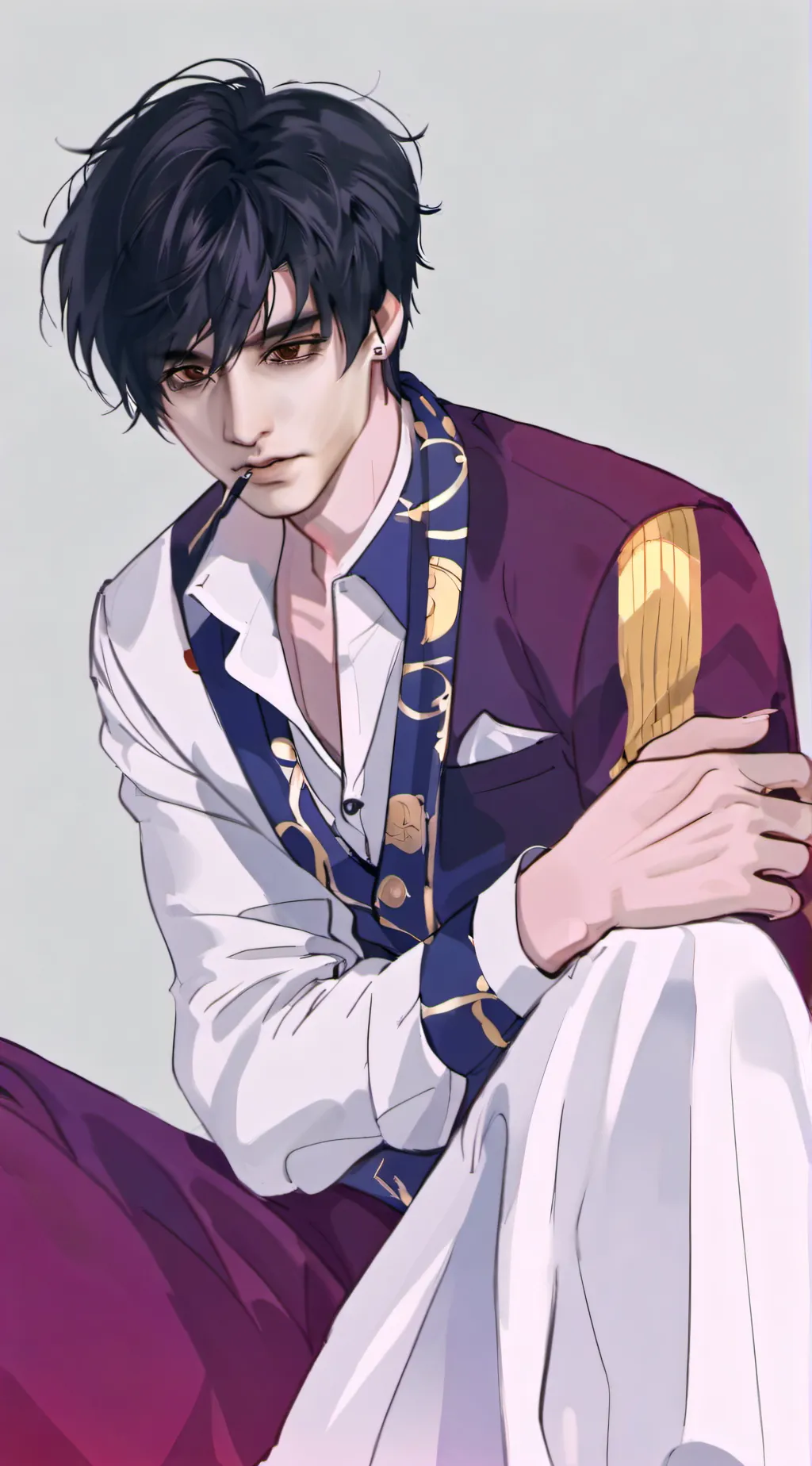 ai character: Enemies to lovers background