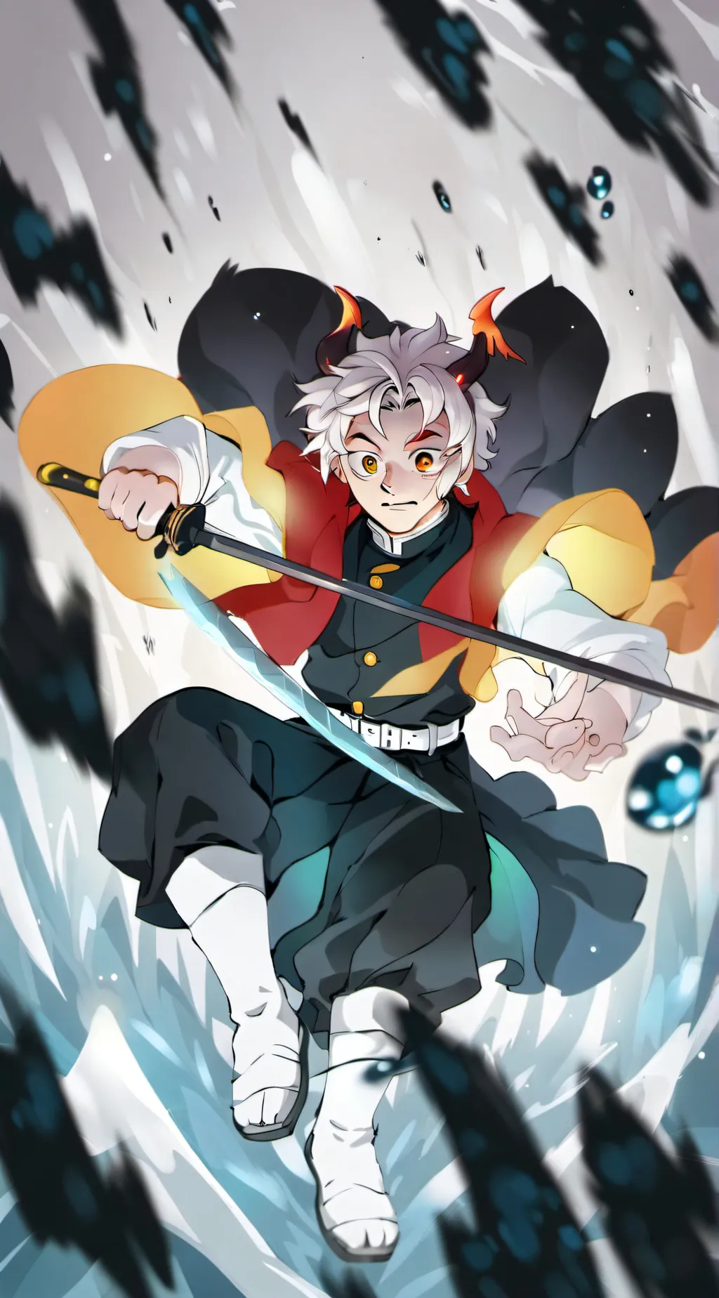 ai character: Demon slayer background
