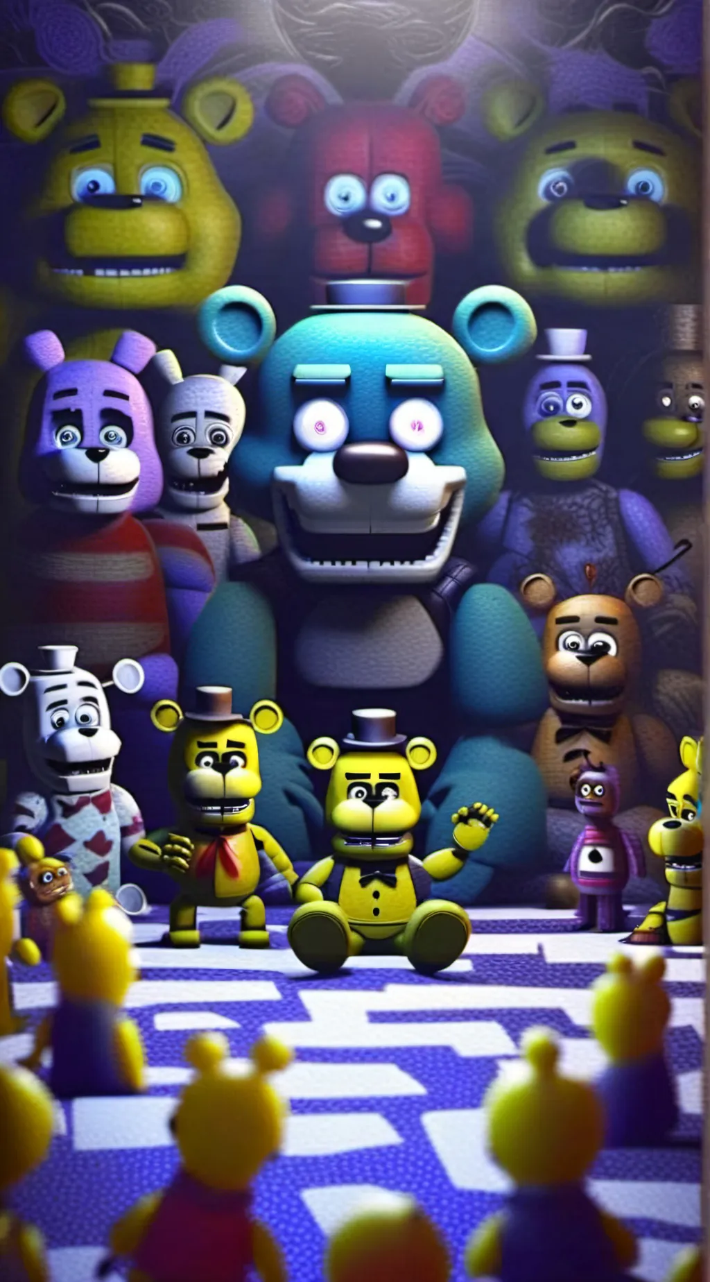 ai character: fnaf background