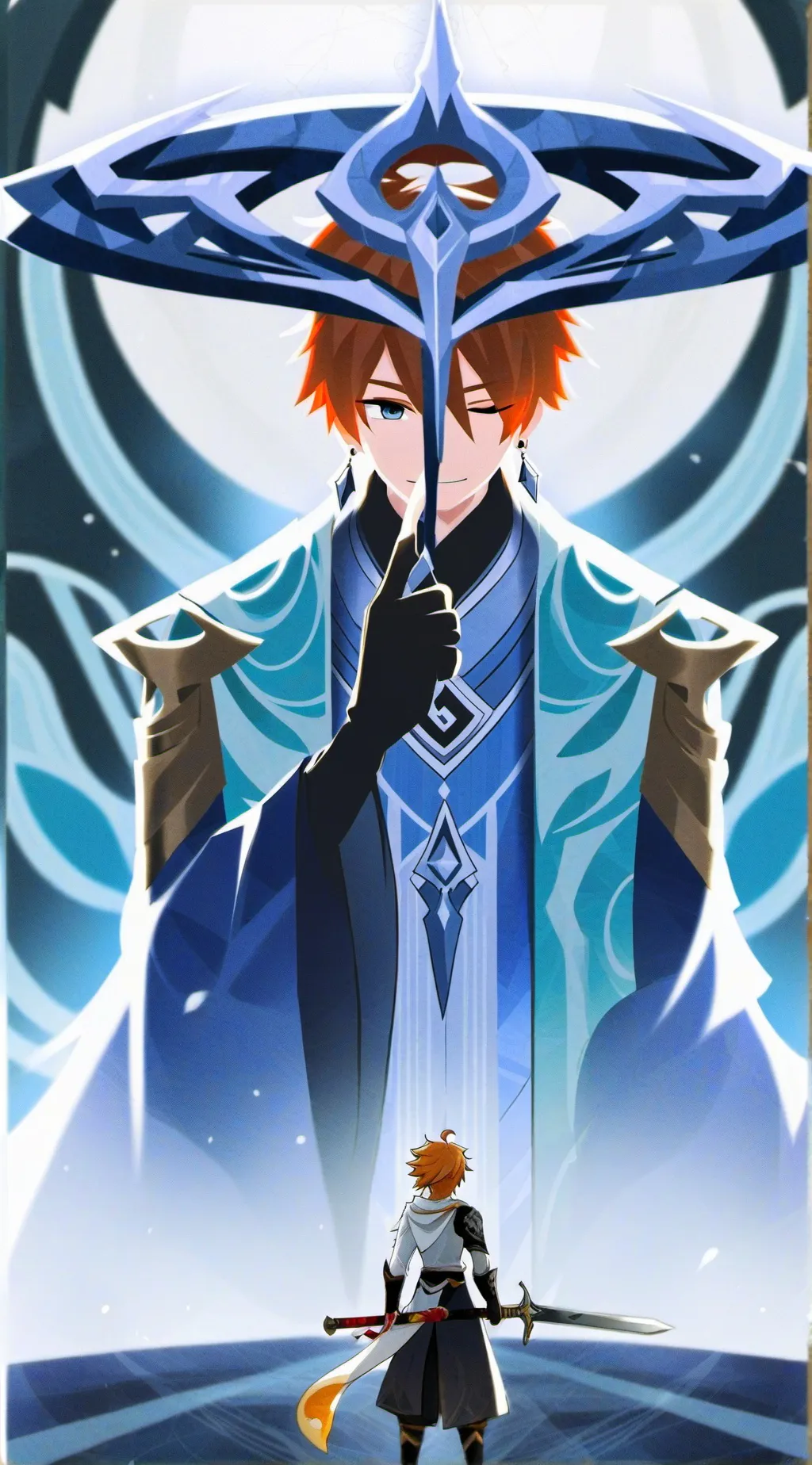 ai character: muzan  background