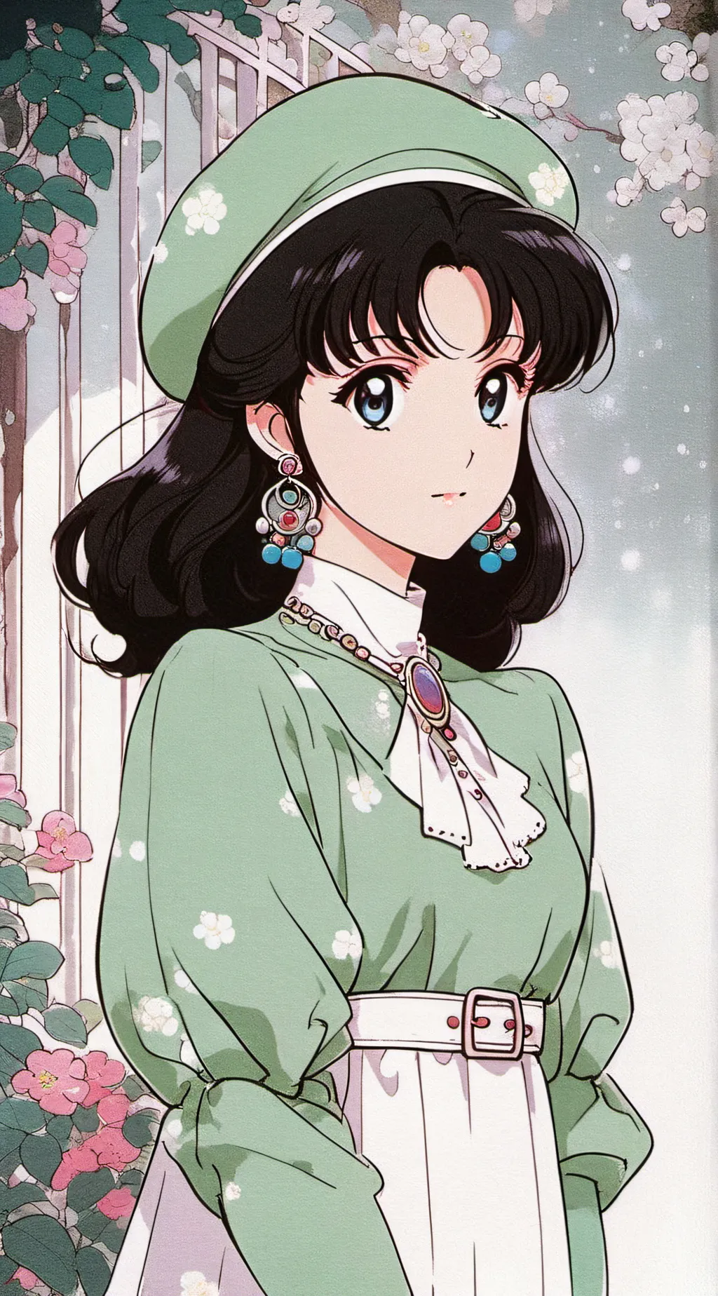 ai character: sarah folen background