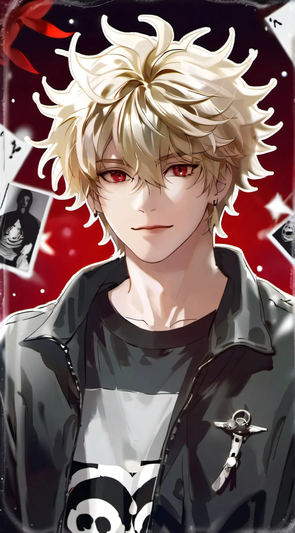 ai character: Katsuki Bakugo background