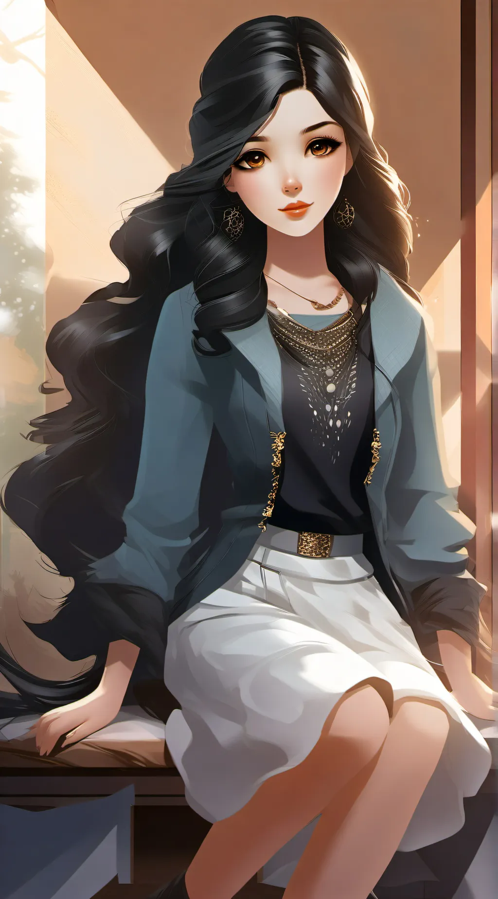 ai character: Viviane background