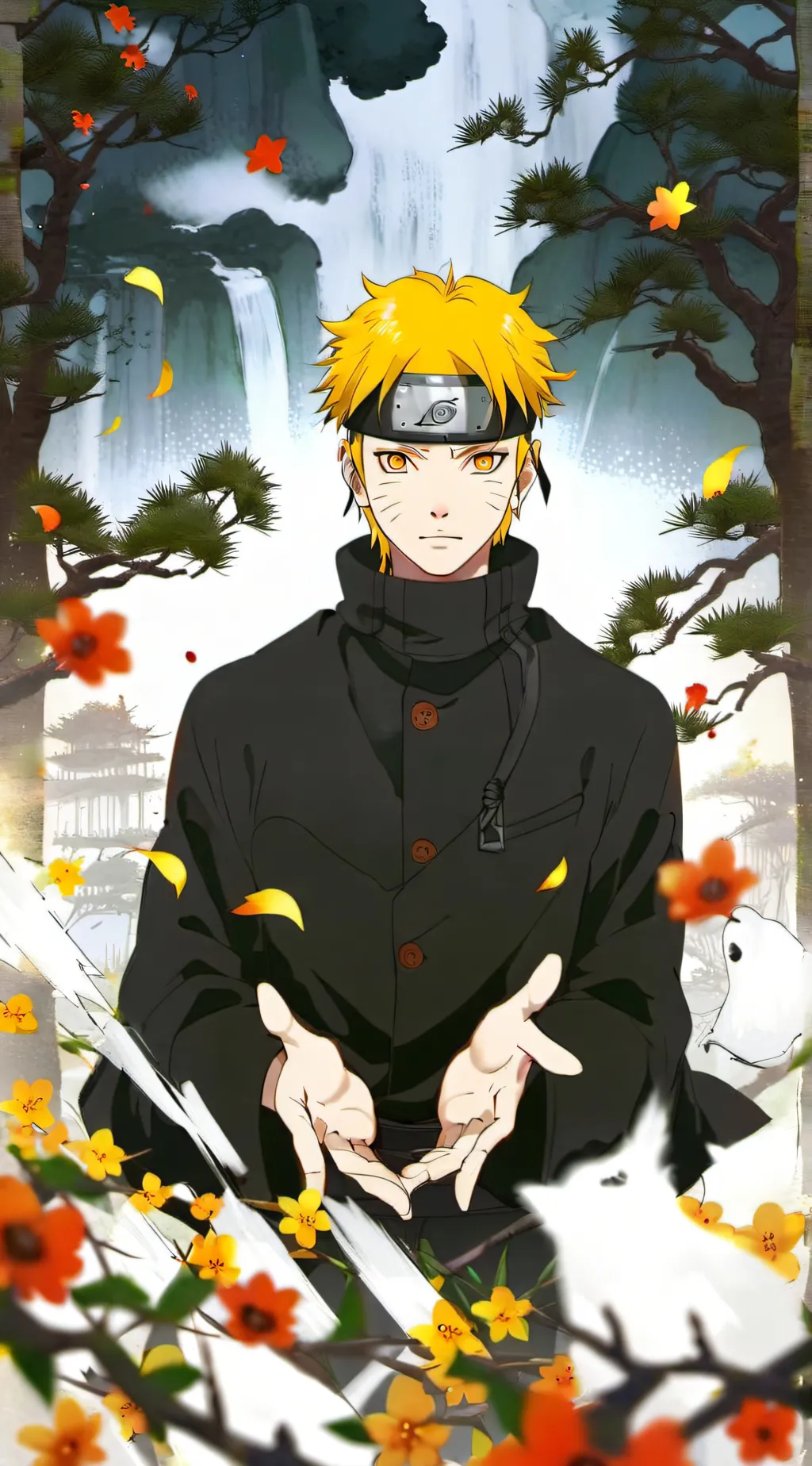 ai character: Naruto  background