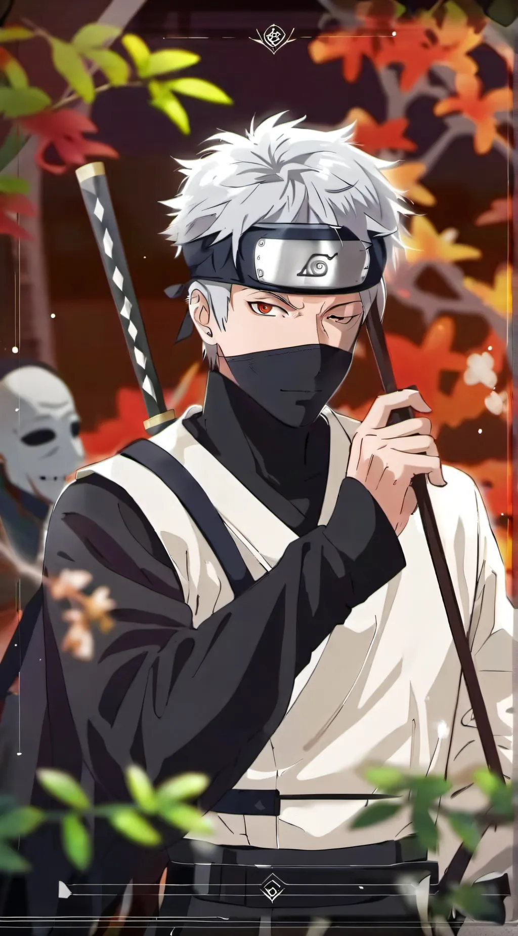 ai character: kakashi hatake background