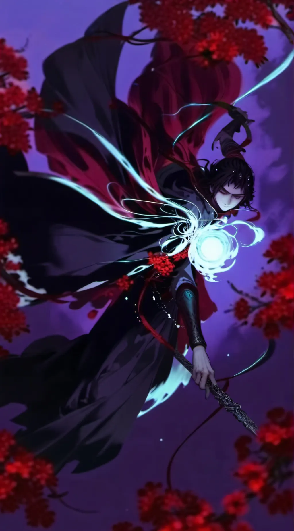 ai character: Yoriichi Tsugikuni background