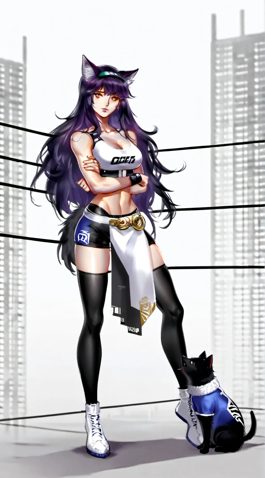 ai character: blake bellodanna  background