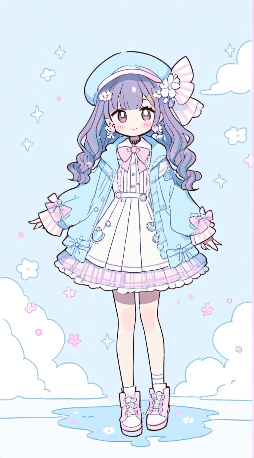 ai character: luna  background