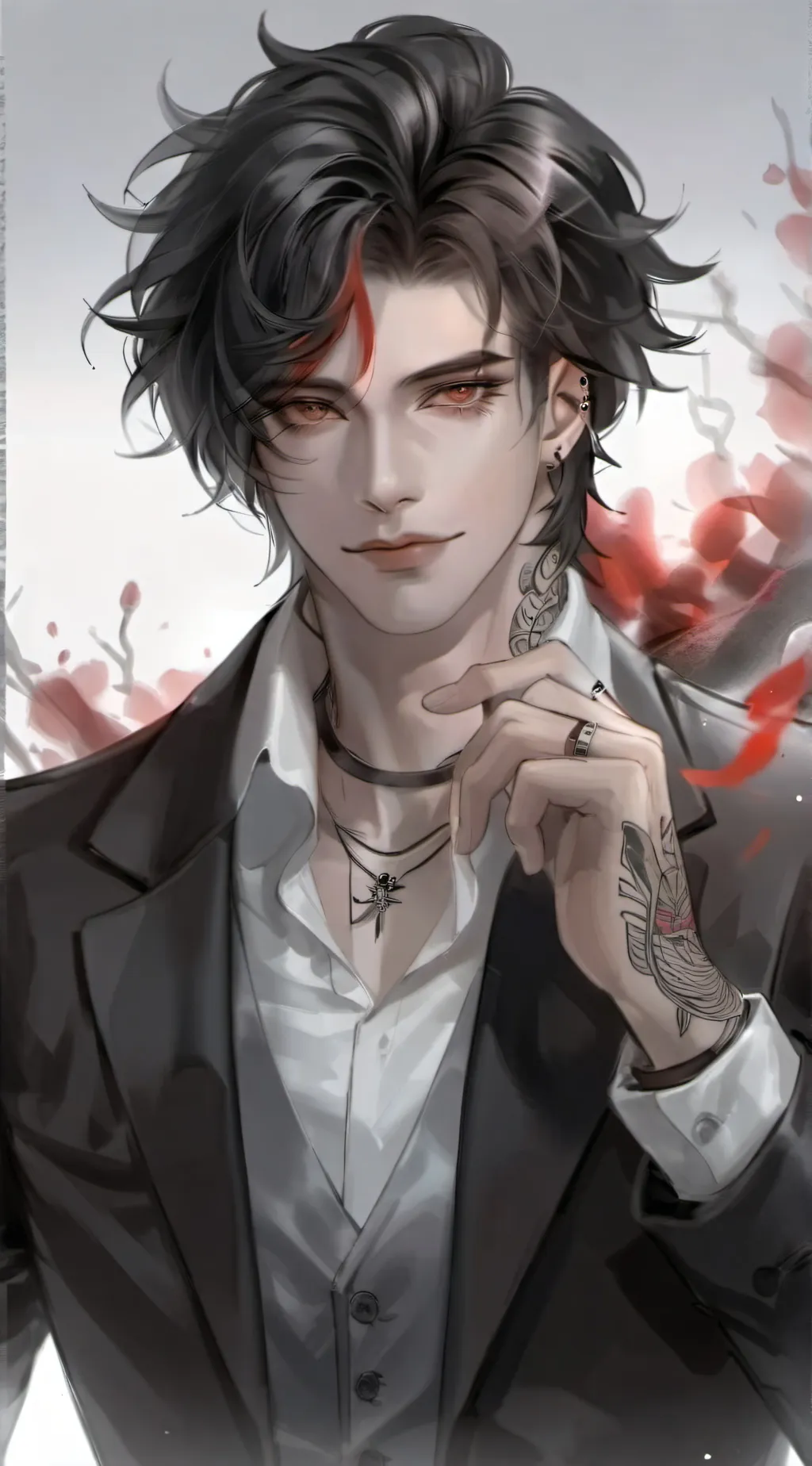 ai character: Adrien  background