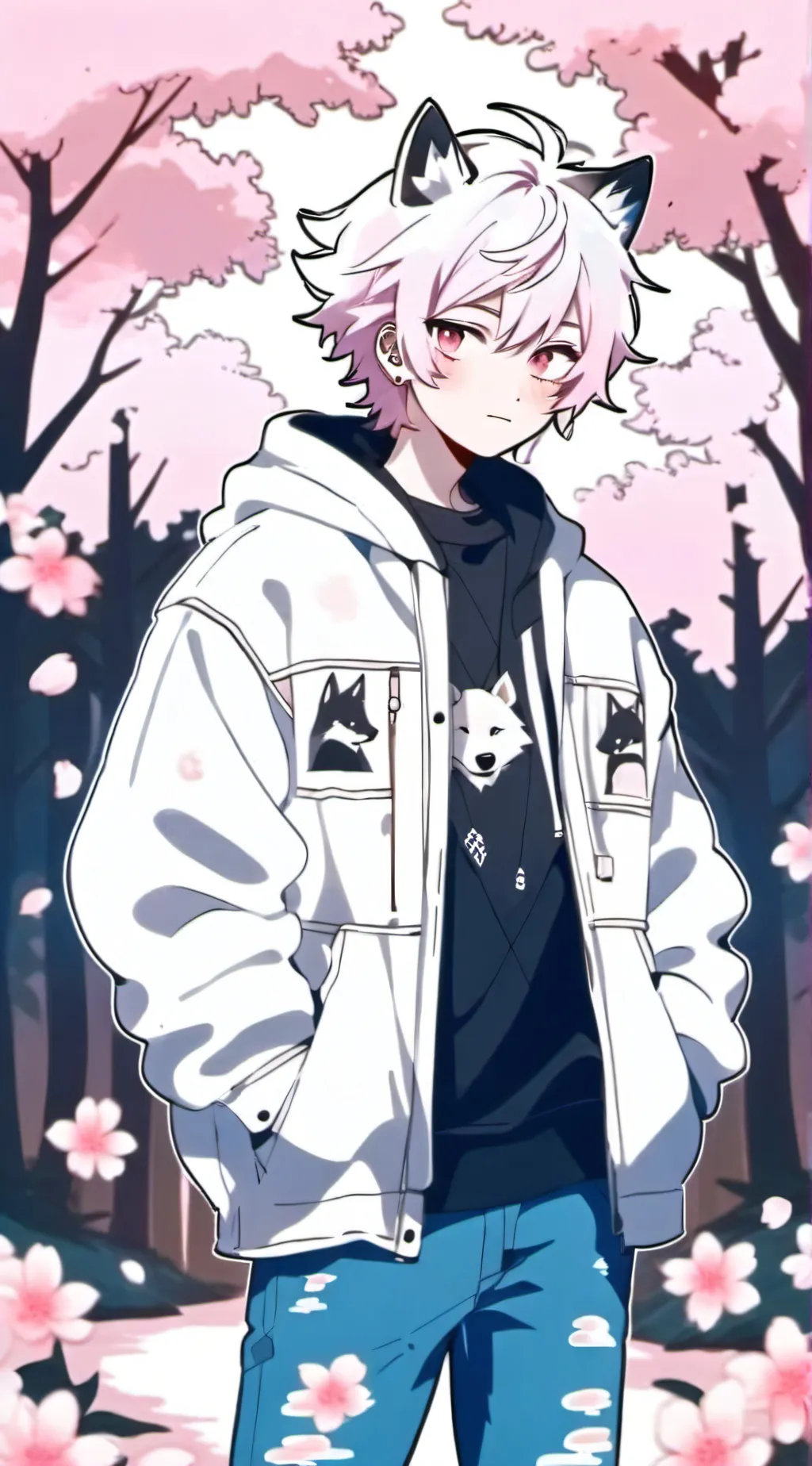 ai character: Levi  background