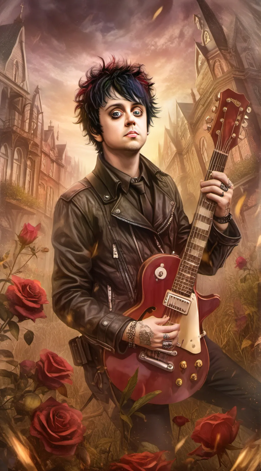 ai character: Billie joe  background
