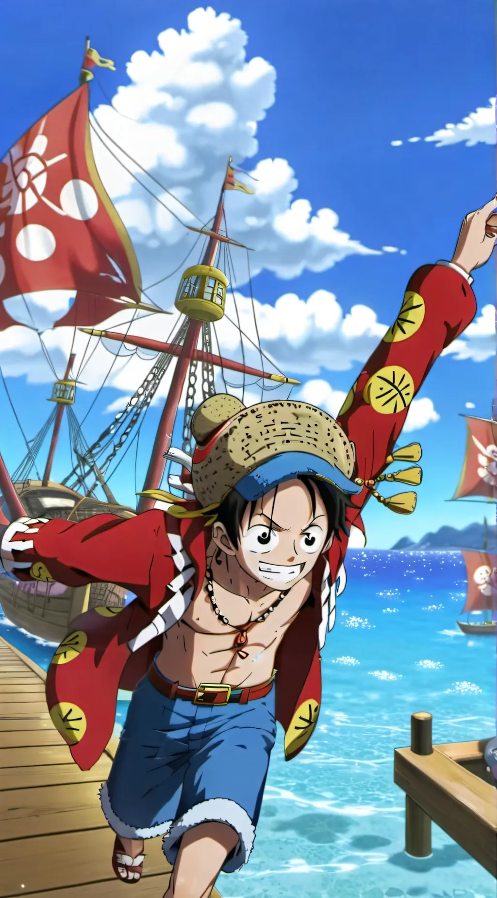 ai character: strawhats  background