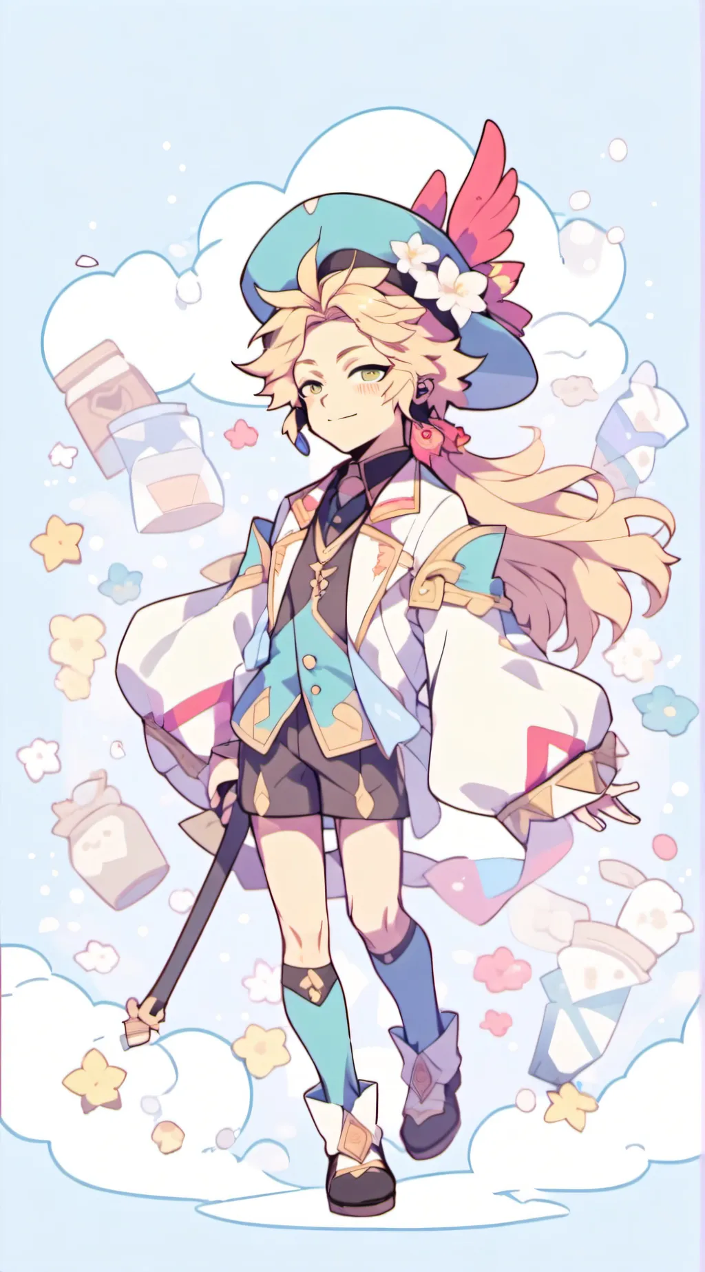 ai character: Hawks x y/n background