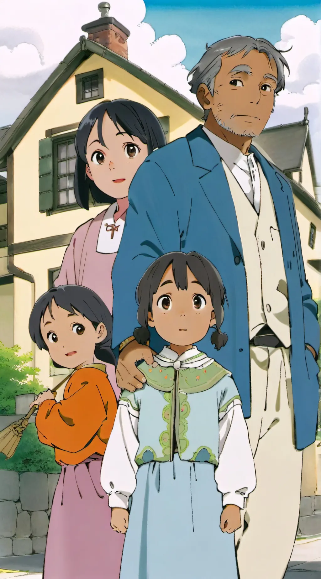 ai character: problematic family background