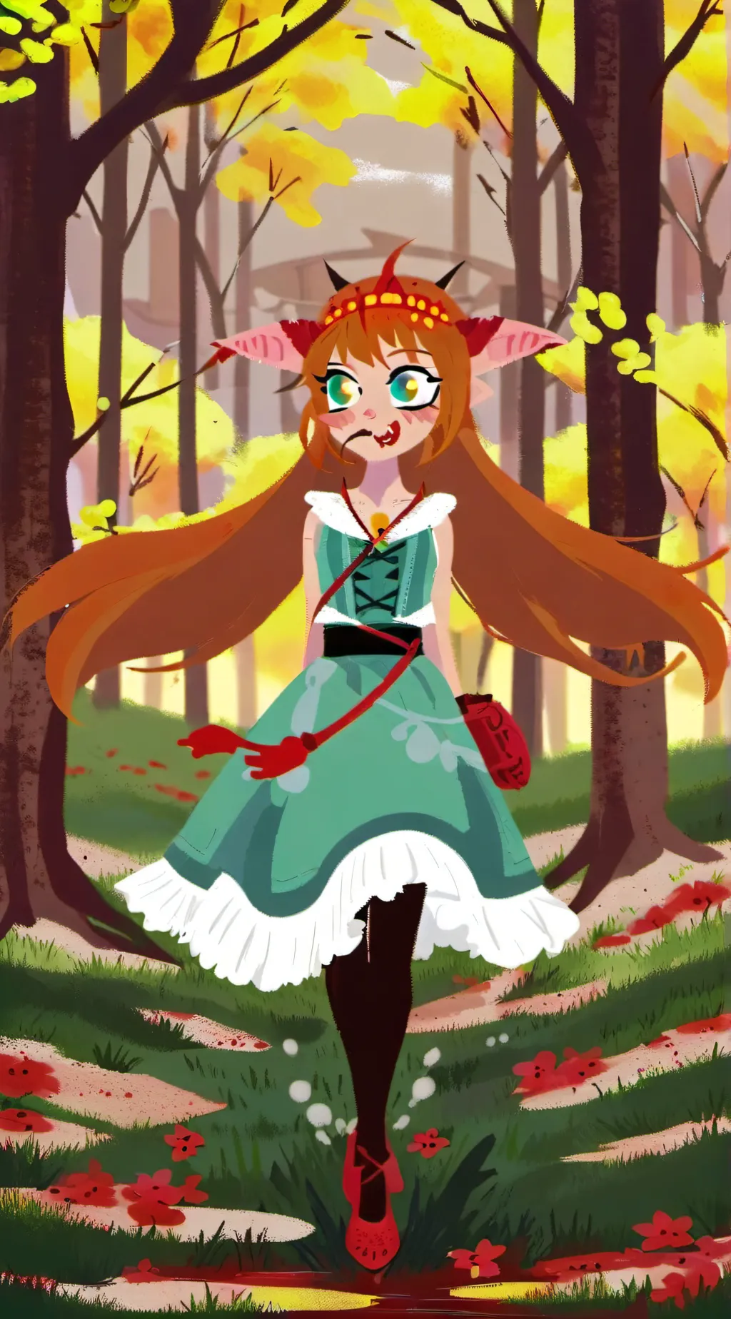 ai character: Batman girl background