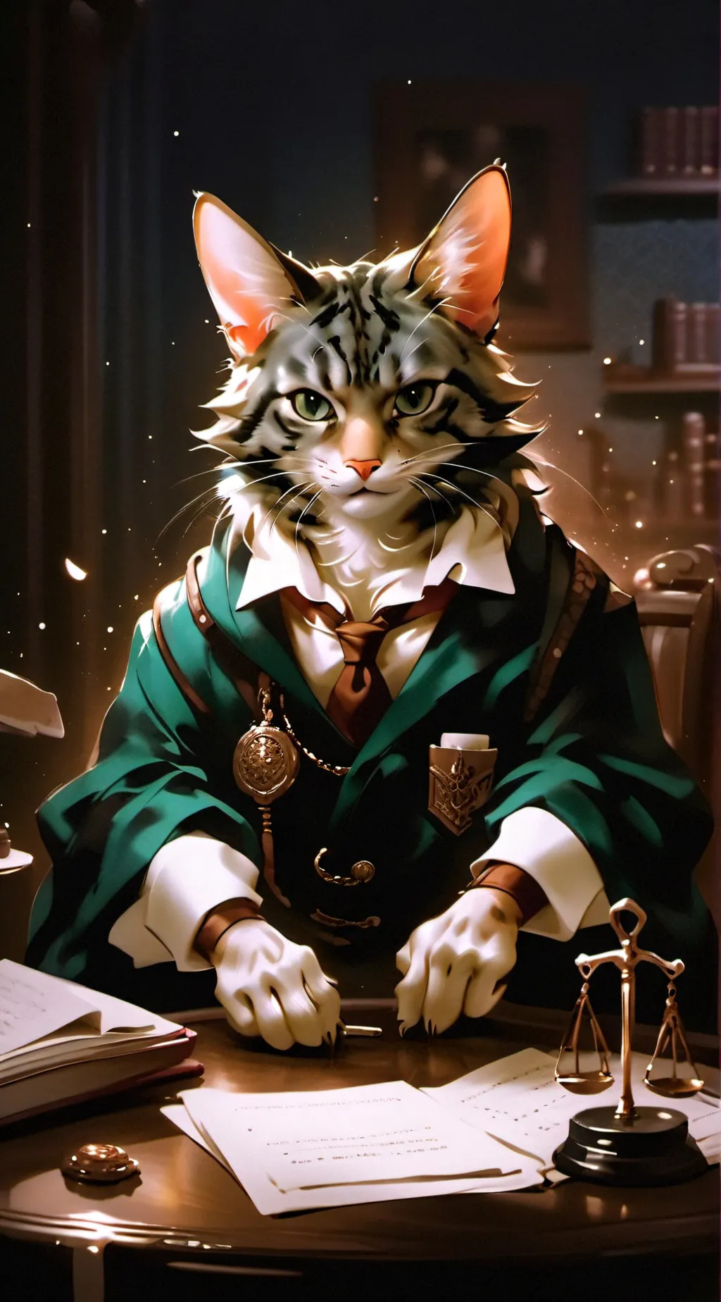 ai character: Gulity background