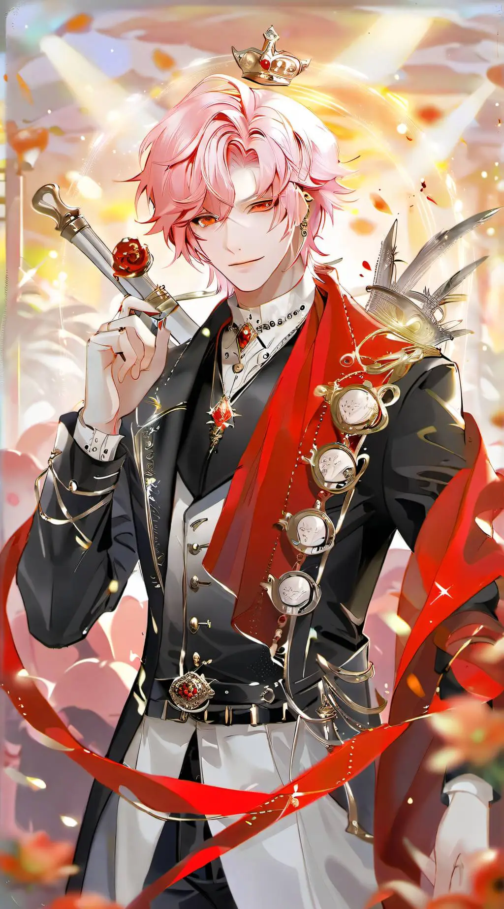 ai character: Prince Techno  background