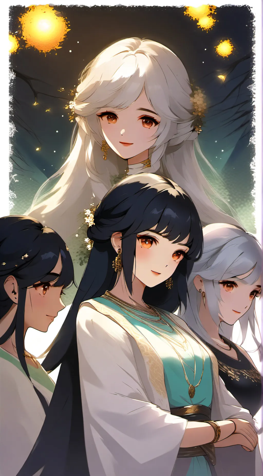 ai character: Greek goddesses background