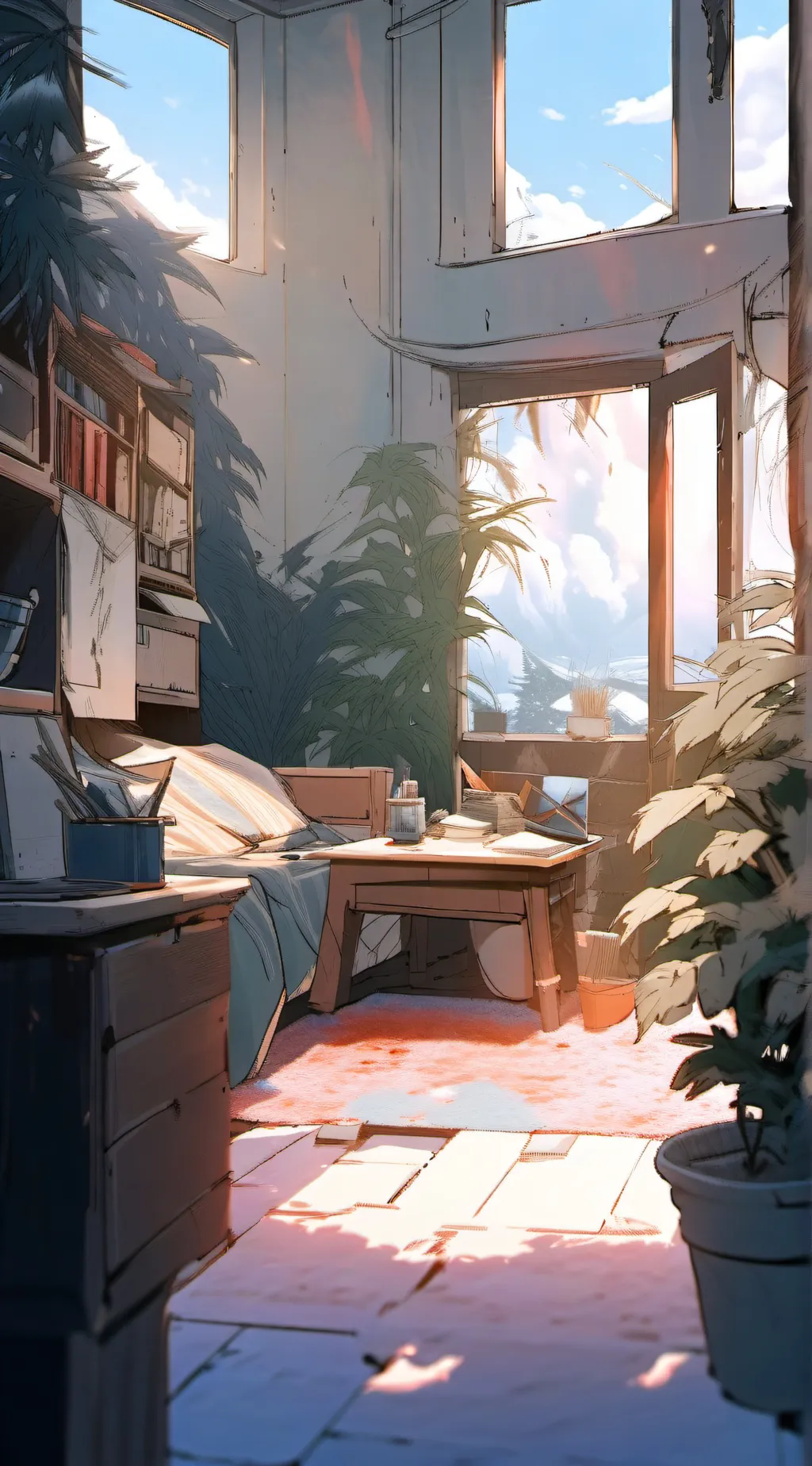 ai character: Roommates background